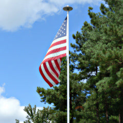 Titan Solar Light Mounted on Titan Flag Pole