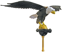 Gold Eagle Ornament & Natural Eagle Ornament
