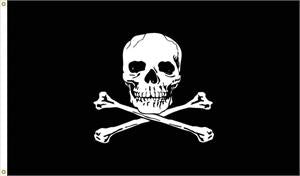 Jolly Roger Flag (Skull with cross bones)
