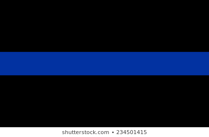 Thin blue line flag