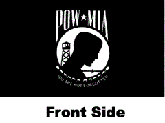 POW-MIA Flag - front side