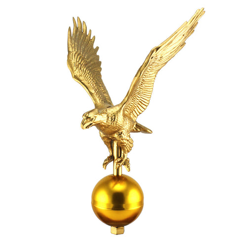 Gold Eagle Ornament & Natural Eagle Ornament